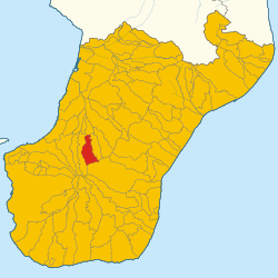 Map of Delianuova (Metropolitan City of Reggio Calabria, region Calabria, Italy 2024)